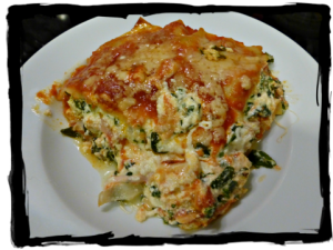 Veg Lasagna Framed